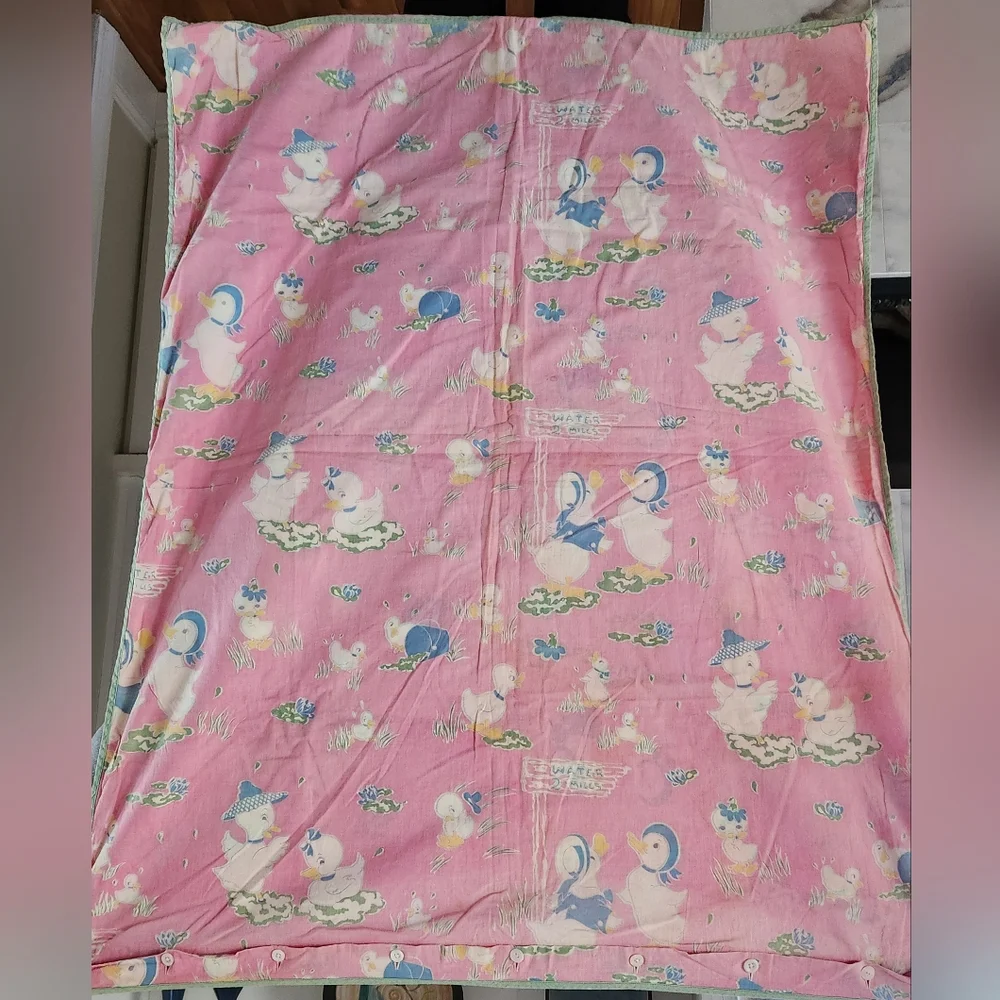 Vintage Crib Duvet Cover - Picture 2 of 12